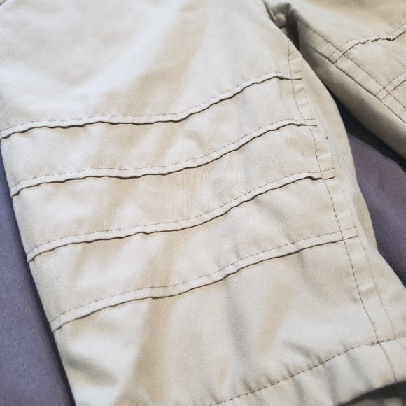 Lined Khaki Pants Velcro Zipper Pockets Elastic Waist 6-12 Month Size Baby Gap - Picture 5 of 8